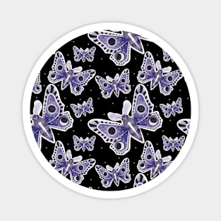 Space Moth pattern Magnet